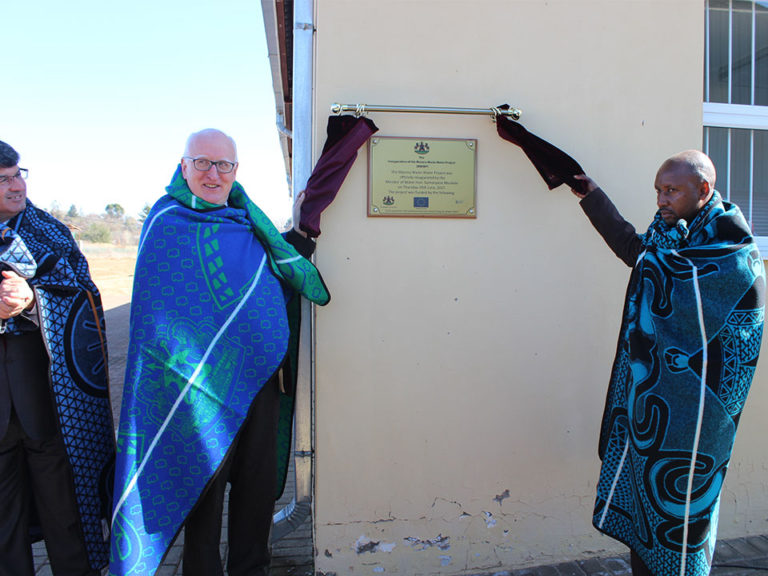 Minister of Water officiates the inauguration of the Maseru Waste Water Project